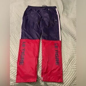 Le Tigre Navy and Red Athletic Pants